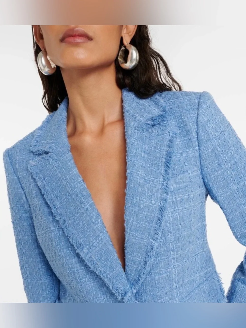 Veronica Beard Hosanna Tweed Dickey Jacket